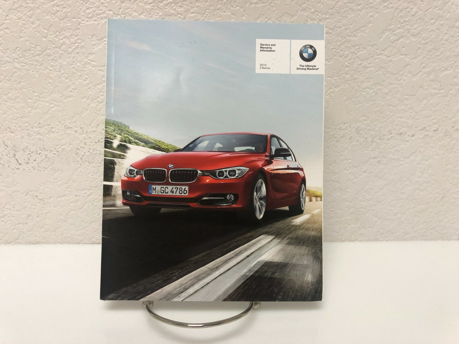 2012 BMW 3 Series Sedan 320i 328i 335i OEM Owner's Manual w/BMW Case & iDrive