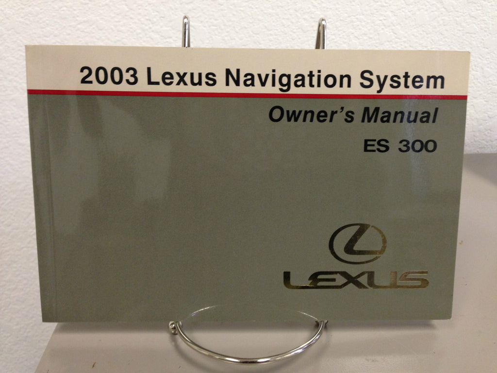 2003 Lexus ES 300 Genuine OEM Owner's Manual Set w/Navigation Manual & Case