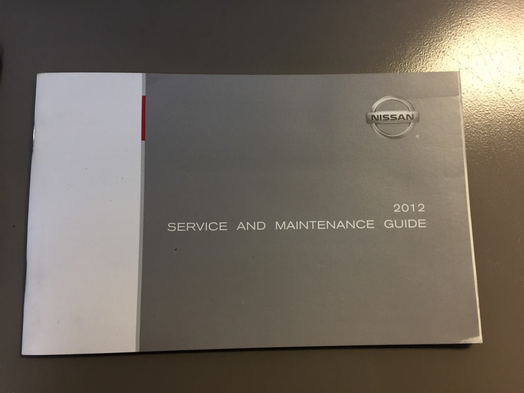 2012 Nissan Maxima OEM Owner's Manual Set with Case and Navigation-Free Shipping