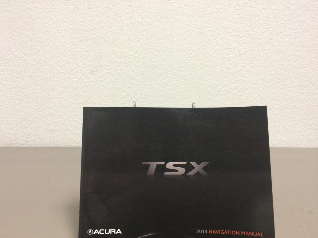 2014 Acura TSX Sedan Genuine OEM Owner's Manual Set w/Navigation Manual and Case