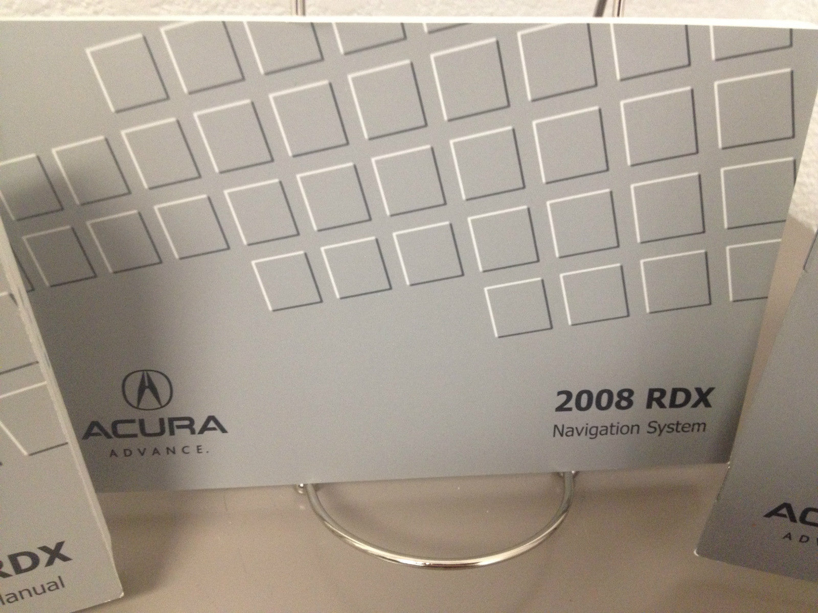 2008 Acura RDX Genuine OEM Owner's Manual Set w/Navigation Manual & Nissan Case