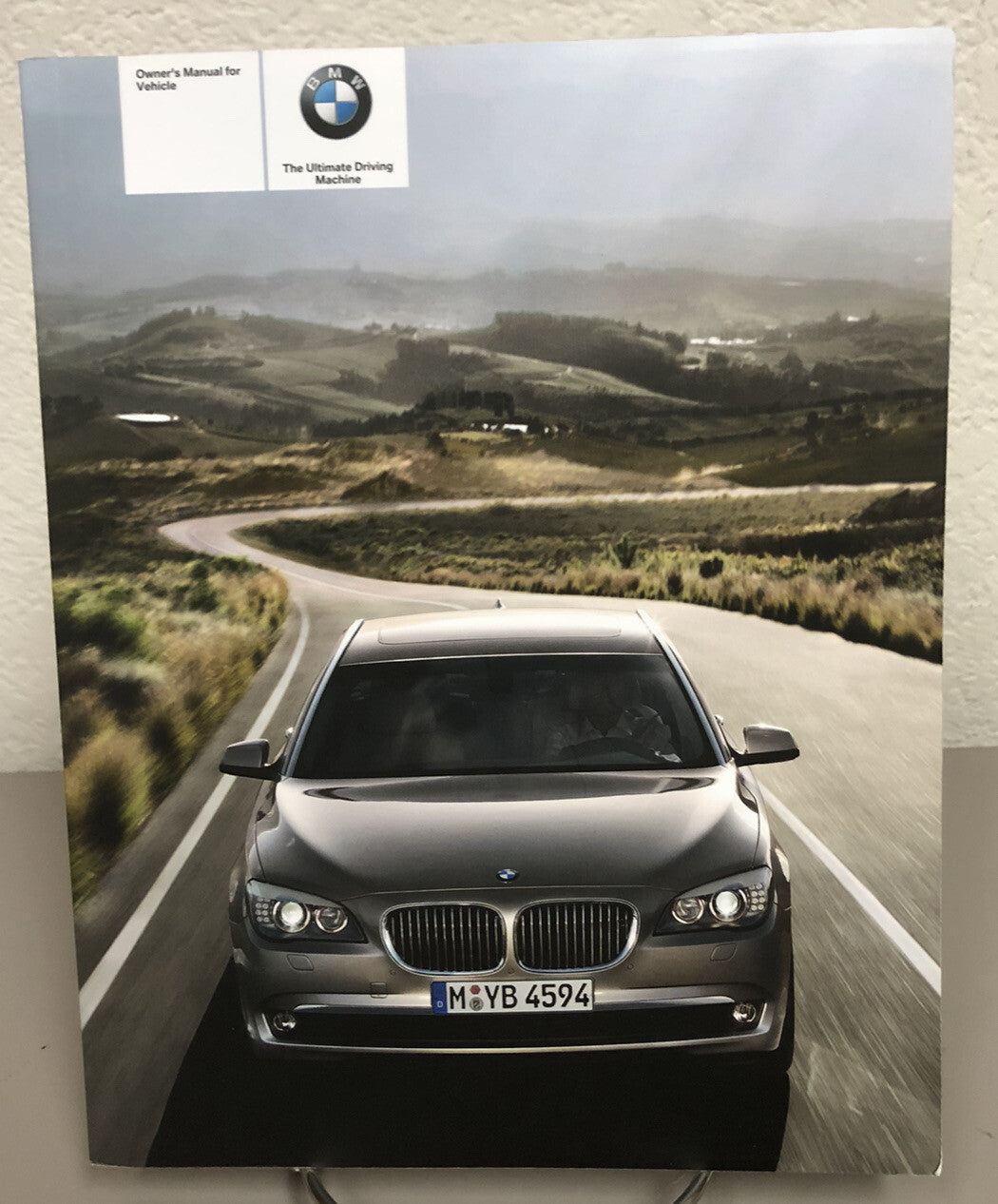 2011 BMW 7-Series 740i 740Li 750i 750Li 760Li xDrive Owner's Manual Set w/Case