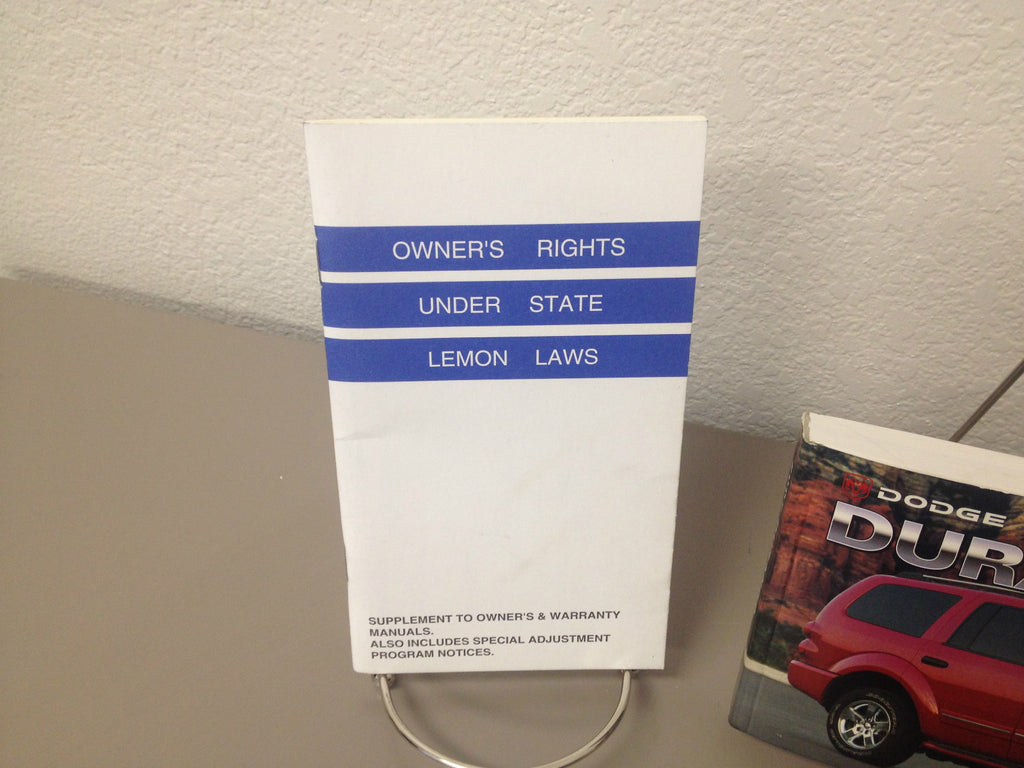 2007 Dodge Durango Genuine OEM Owner's Manual Set w/Dodge Case--Free Shipping!!!