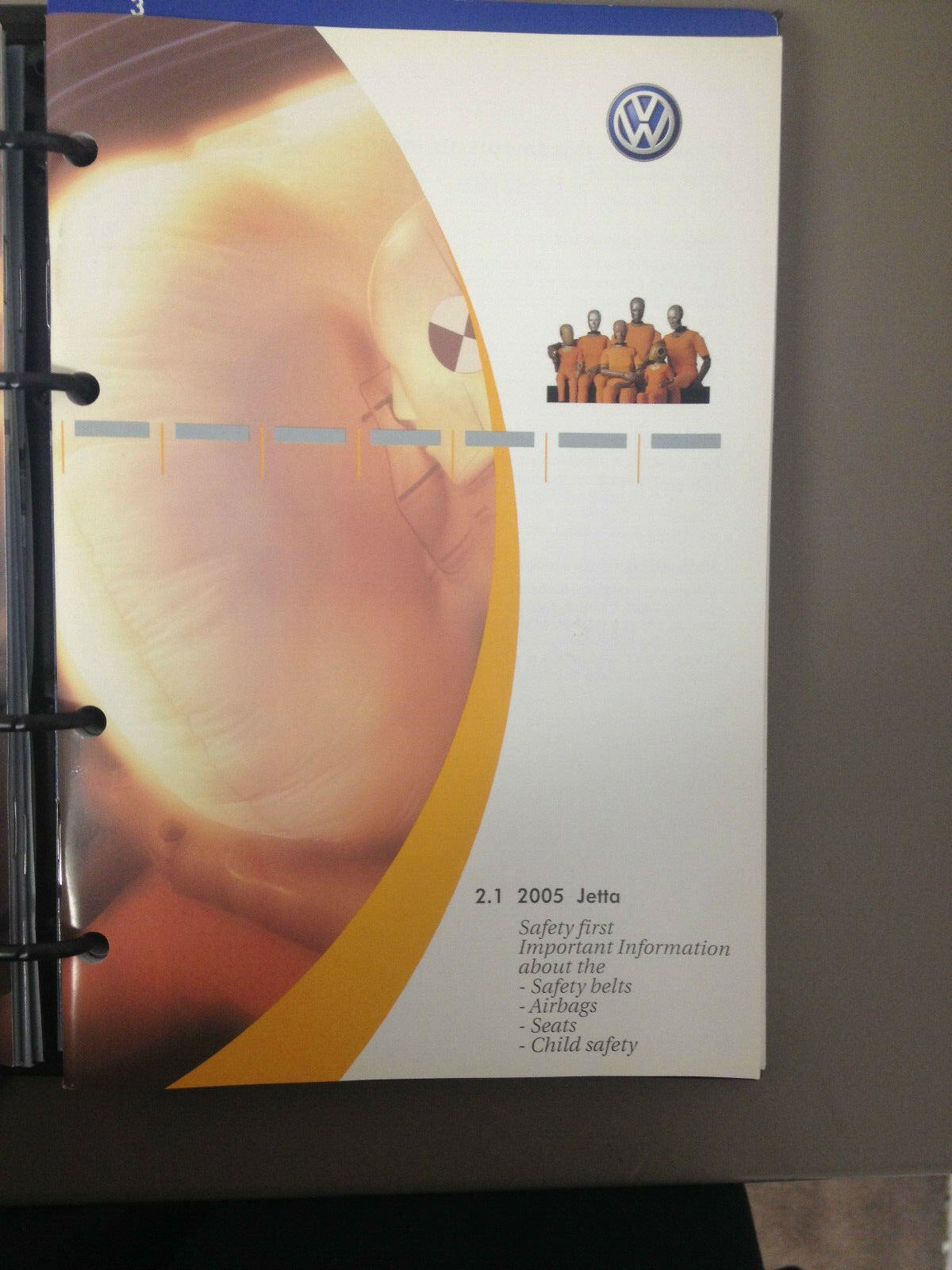 2005 VW Jetta Genuine OEM Owner's Manual