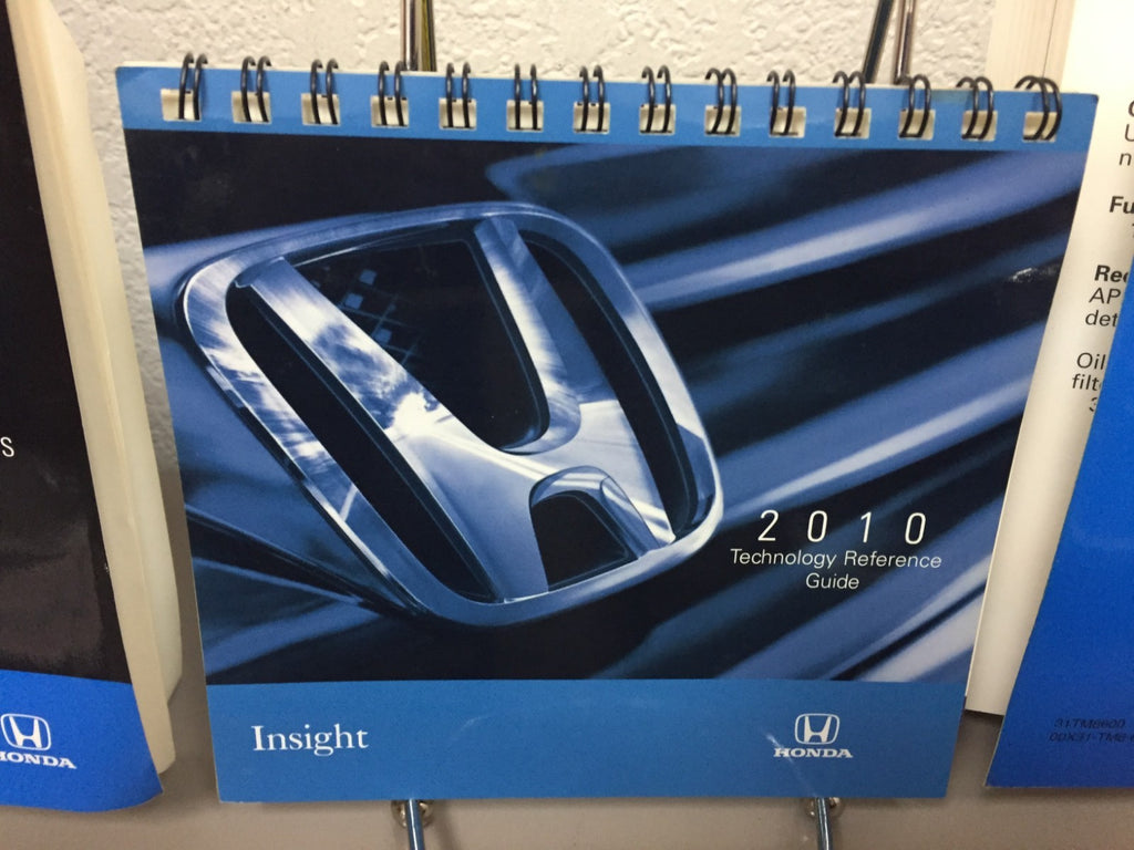 2010 Honda Insight Genuine OEM Factory Owner's Manual Set w/Case-Free Shipping!