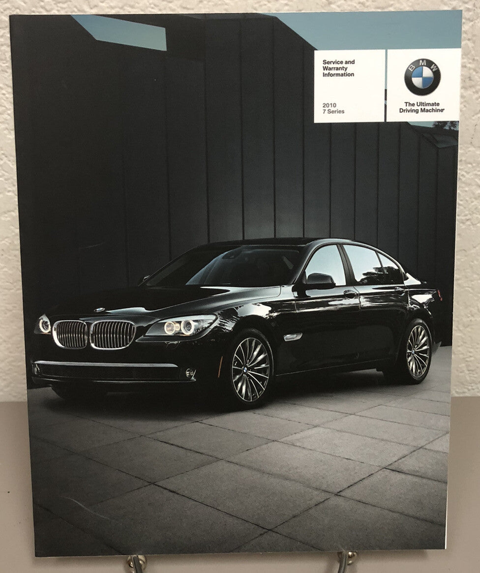 2010 BMW 750i 750Li 760Li xDrive OEM Owner's Manual with Case --Free Shipping