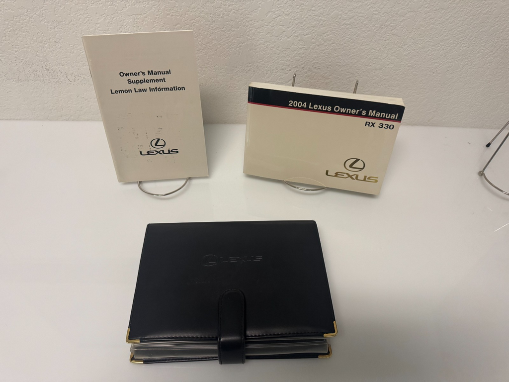 2004 Lexus RX 330 Genuine OEM Owner's Manual Set w/Case-- Free Shipping!