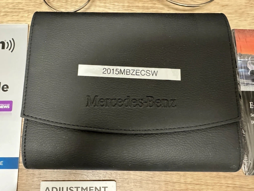 2015 Mercedes-Benz E250 BlueTec E350 E400 E550 E63 AMG Owner's Manual Set w/Case