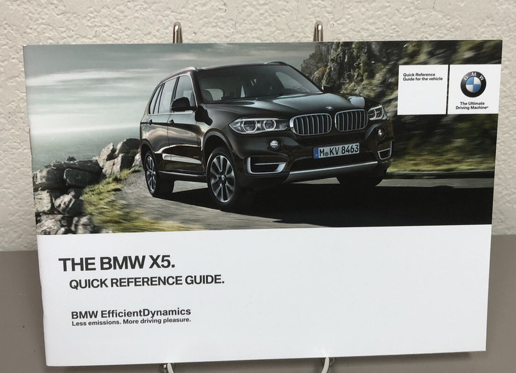 2014 BMW X5 sDrive 35i xDrive 35i xDrive 50i OEM Owners Manual Set w/Navigation