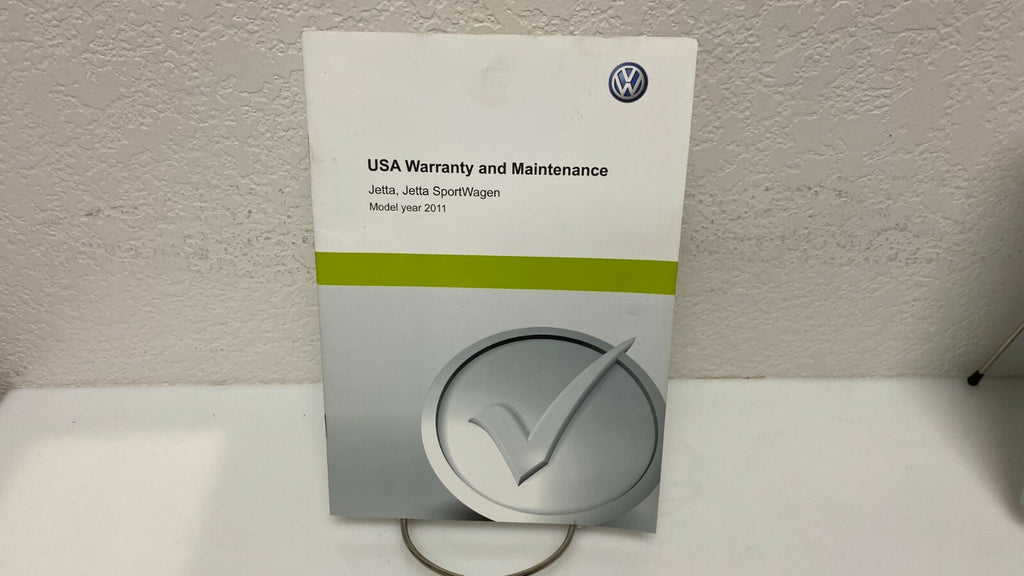 2011 Volkswagen VW Jetta Genuine OEM Owner's Manual Set w/Case--Free Shipping!!