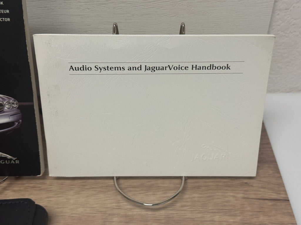 2005 Jaguar X-Type Genuine OEM Owner's Manual Set with Leather Jaguar Case