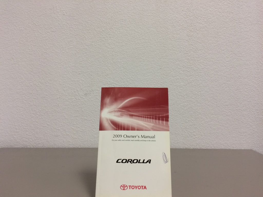 2009 Toyota Corolla Genuine OEM Owner's Manual Set w/Toyota Case-Free Shipping!!