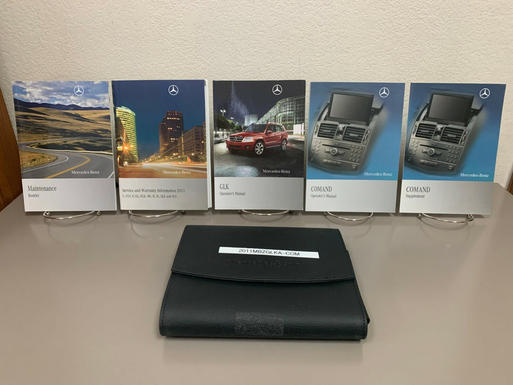 2011 Mercedes Benz GLK-Class GLK350 Genuine OEM Owner's Manual Set w/COMAND