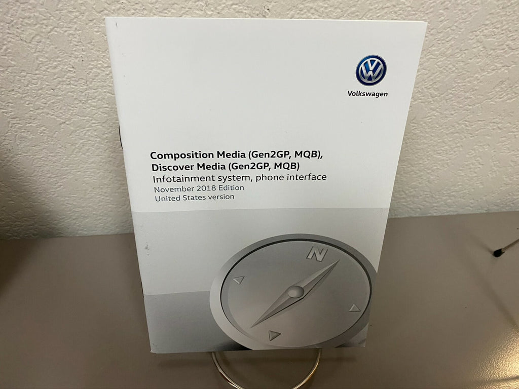 2019 Volkswagen VW Atlas Genuine OEM Owner's Manual Set w/Case -- Free Shipping!