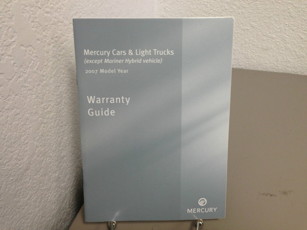 2007 Mercury Milan Genuine OEM Owner's Manual Set with Case - Free shipping!