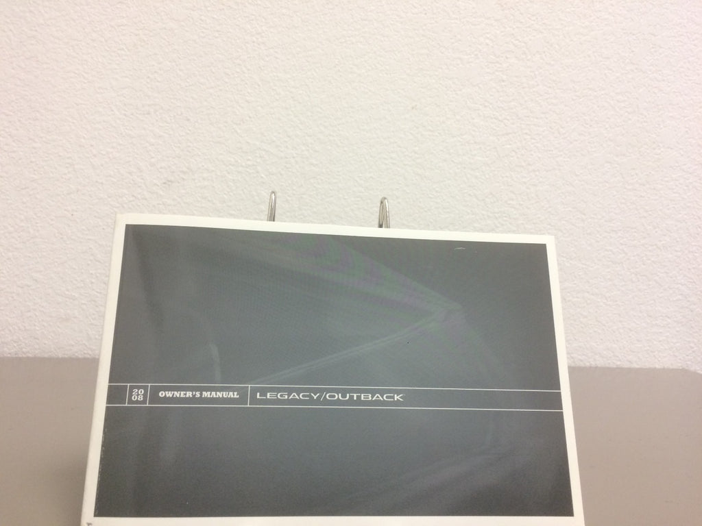 2008 Subaru Legacy/Outback Genuine OEM Owner's Manual Set w/Case--Free Shipping