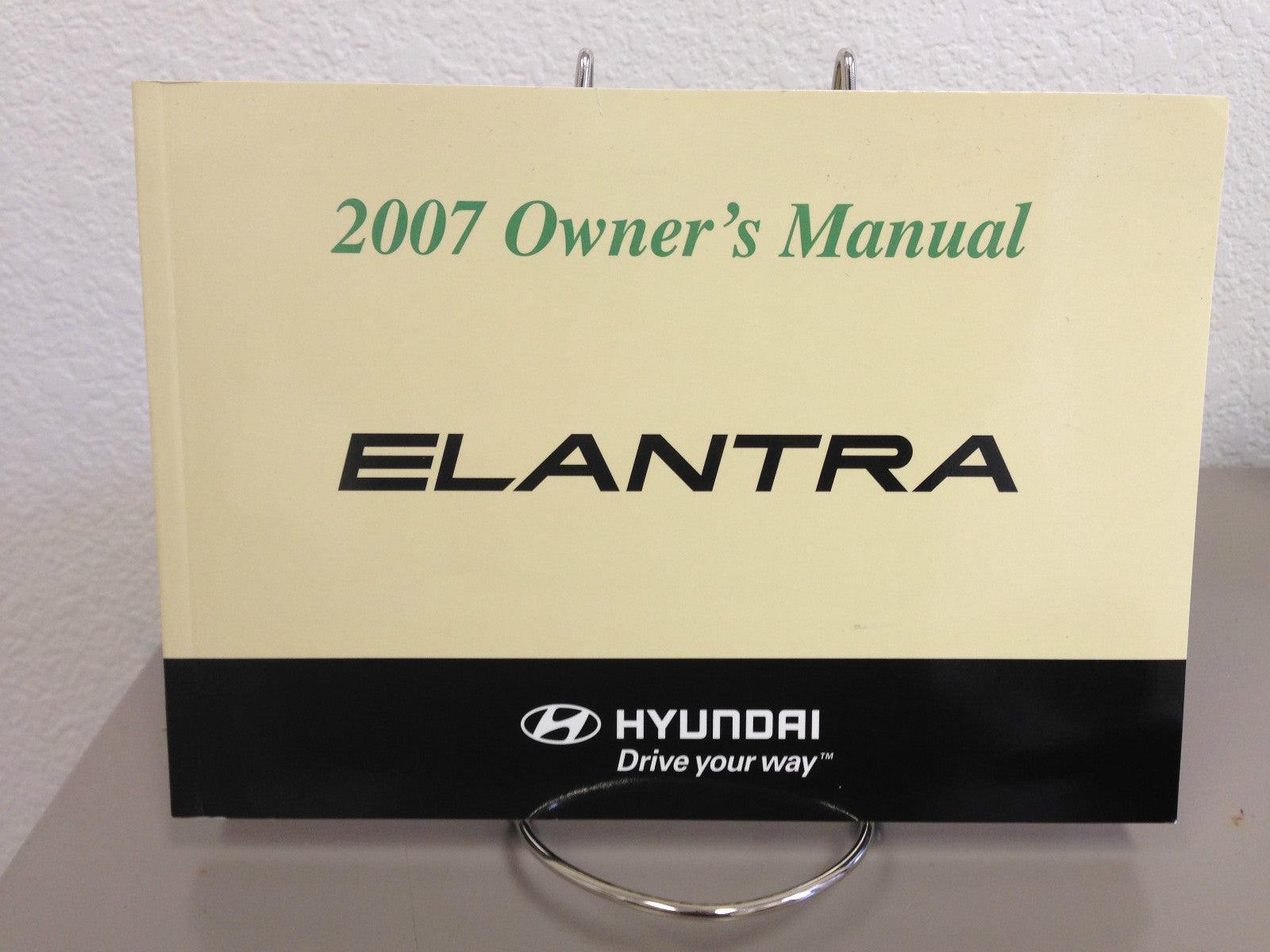 2007 Hyundai Elantra OEM Owner's Manual with Supplements and Case