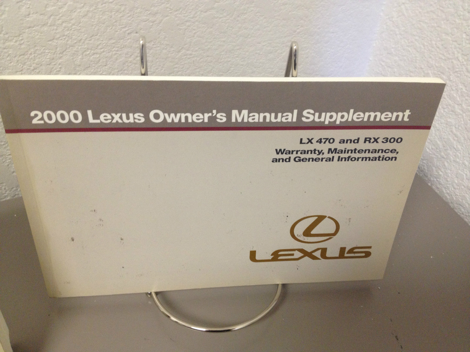 2000 Lexus RX 300 Genuine OEM Owner's Manual Set w/Lexus Case-- Free Shipping!
