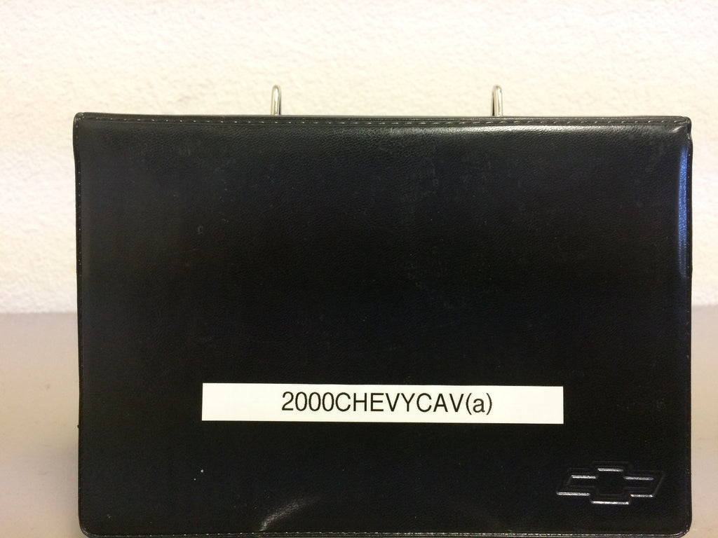 2000 Chevrolet Chevy Cavalier Genuine OEM Owner's Manual Set w/Case