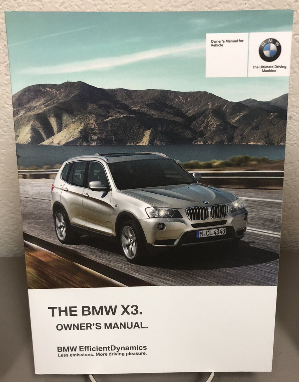 2012 BMW X3 28i 35i xDrive Genuine OEM Owner's Manual Set w/BMW Case