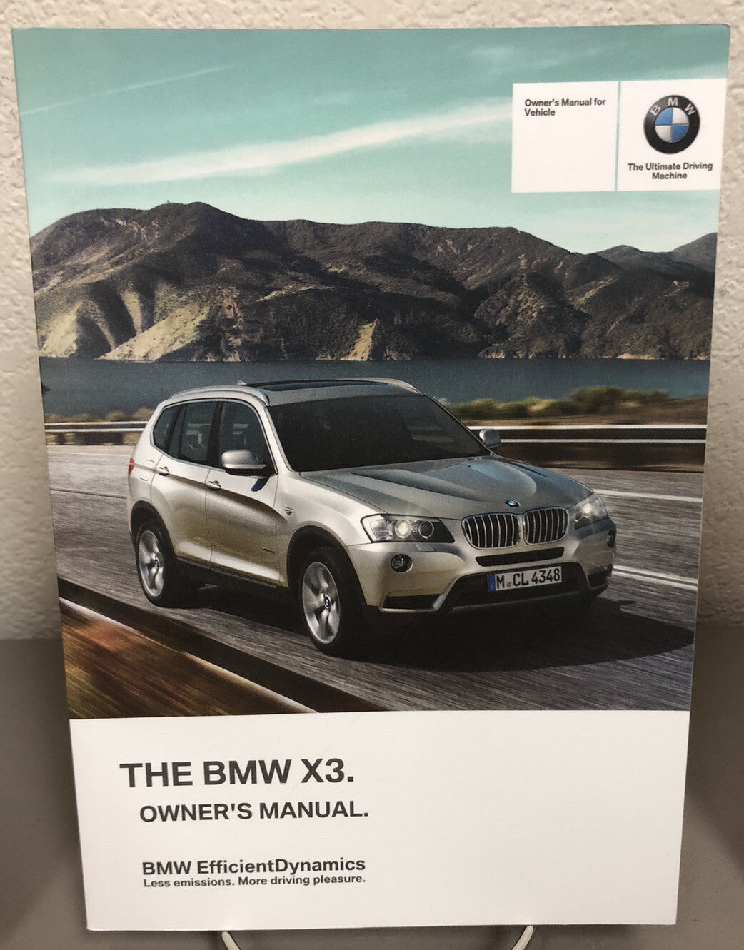 2012 BMW X3 28i 35i xDrive Genuine OEM Owner's Manual Set w/BMW Case