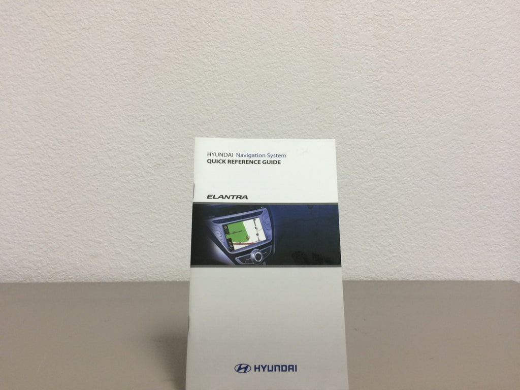 2012 Hyundai Elantra Genuine OEM Owner's Manual Set w/Navigation & Bonus Key FOB