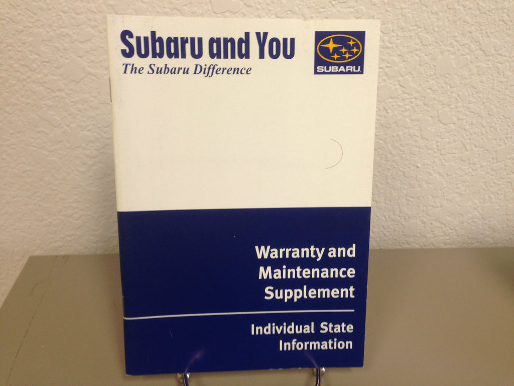 2003 Subaru Forester Genuine OEM Owner's Manual Set w/Subaru Case--Free Shipping