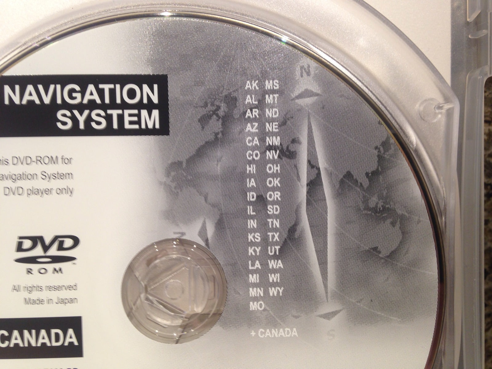 Jaguar XF XK XKR Navigation DVD 6W83-10E898-BD Map 2007-2008 East & West 2 Discs