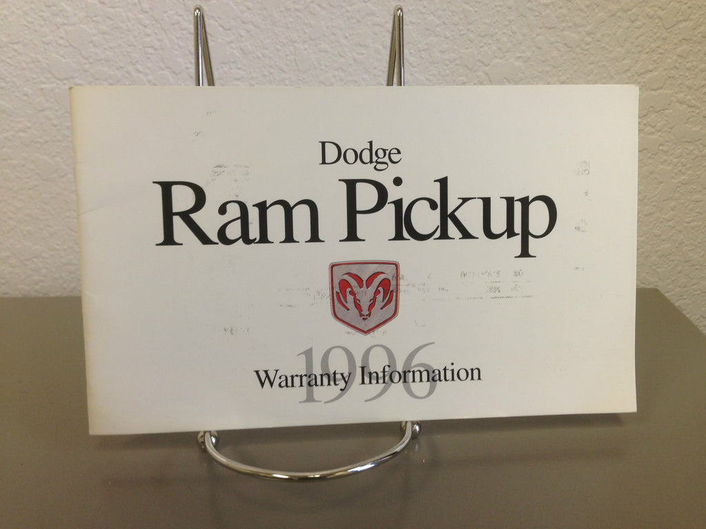 1996 Dodge Ram Pickup Genuine OEM Owner's Manual Set w/Dodge Case--Free Shipping