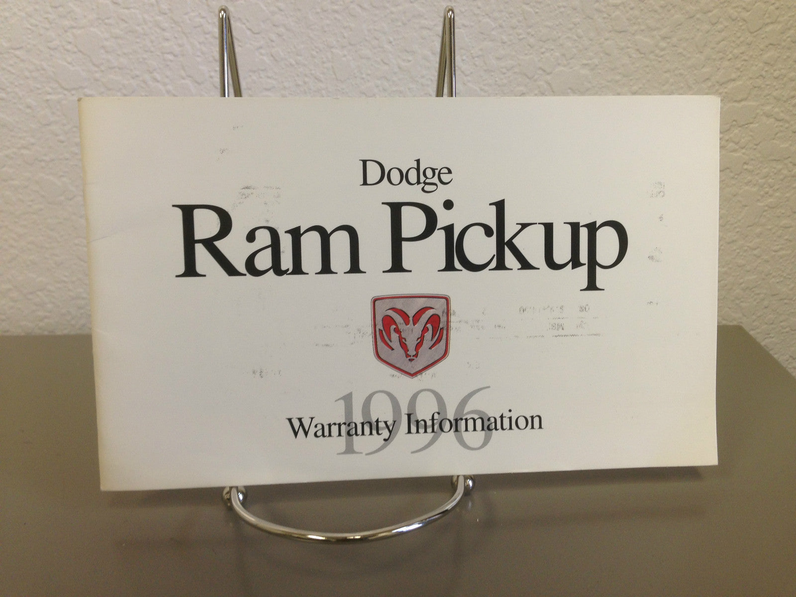 1996 Dodge Ram Pickup Genuine OEM Owner's Manual Set w/Dodge Case--Free Shipping