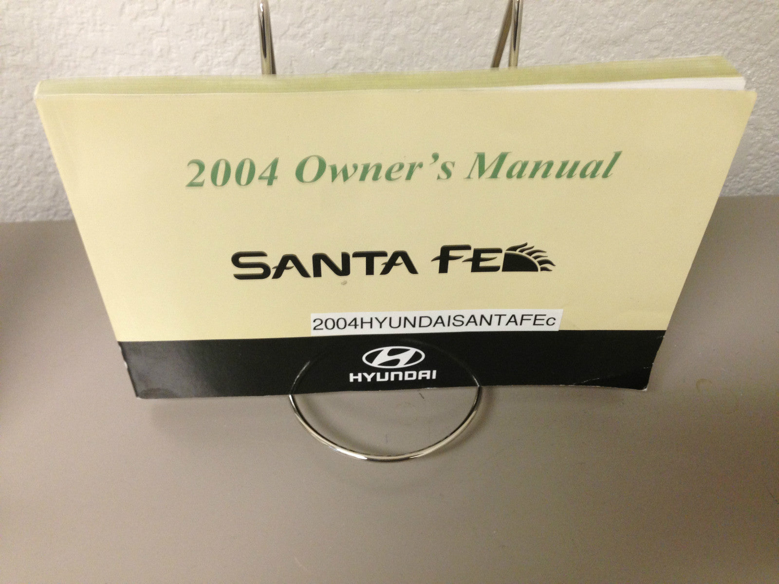 2004 Hyundai Santa Fe OEM Owners Manual - Fast Free Shipping
