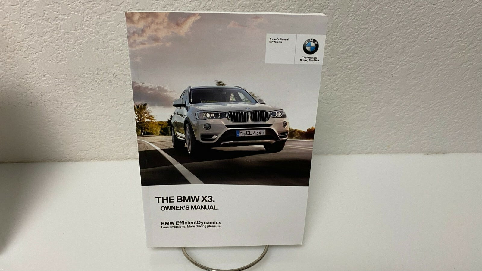 2015 BMW X3 28i 28d 35i sDrive xDrive Genuine OEM Owner's Manual Set w/Case