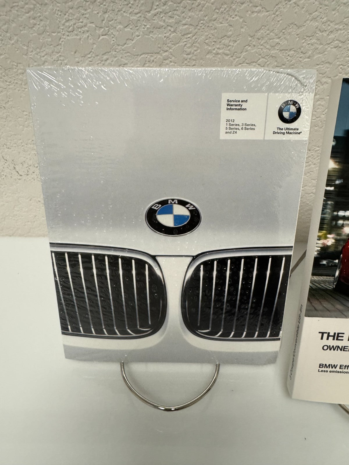 2012 BMW 3 Series Coupe/Convertible Owner's Manual w/BMW Case & iDrive/Navi