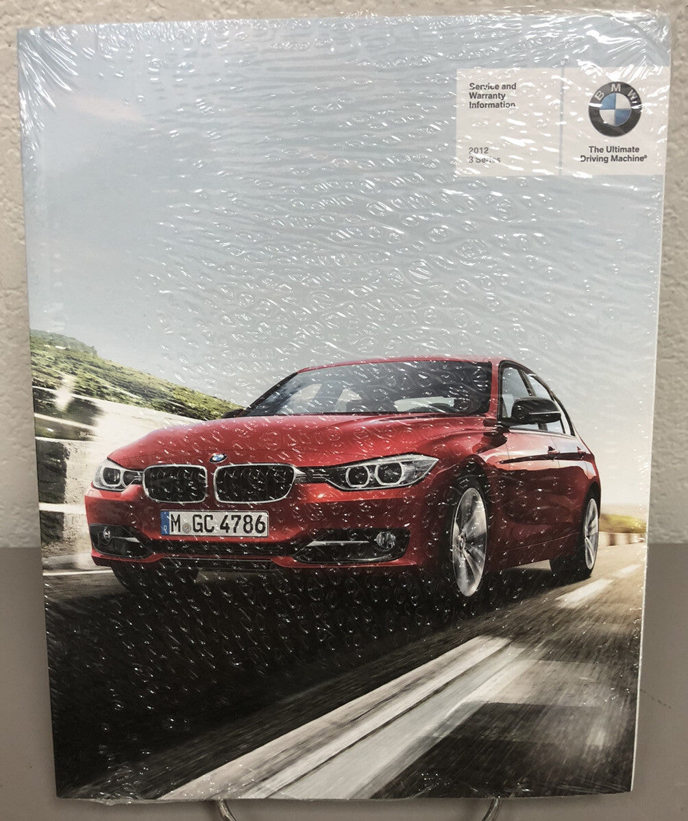 2012 BMW 3 Series Sedan 328i 335i OEM Owner's Manual Set w/BMW Case & iDrive