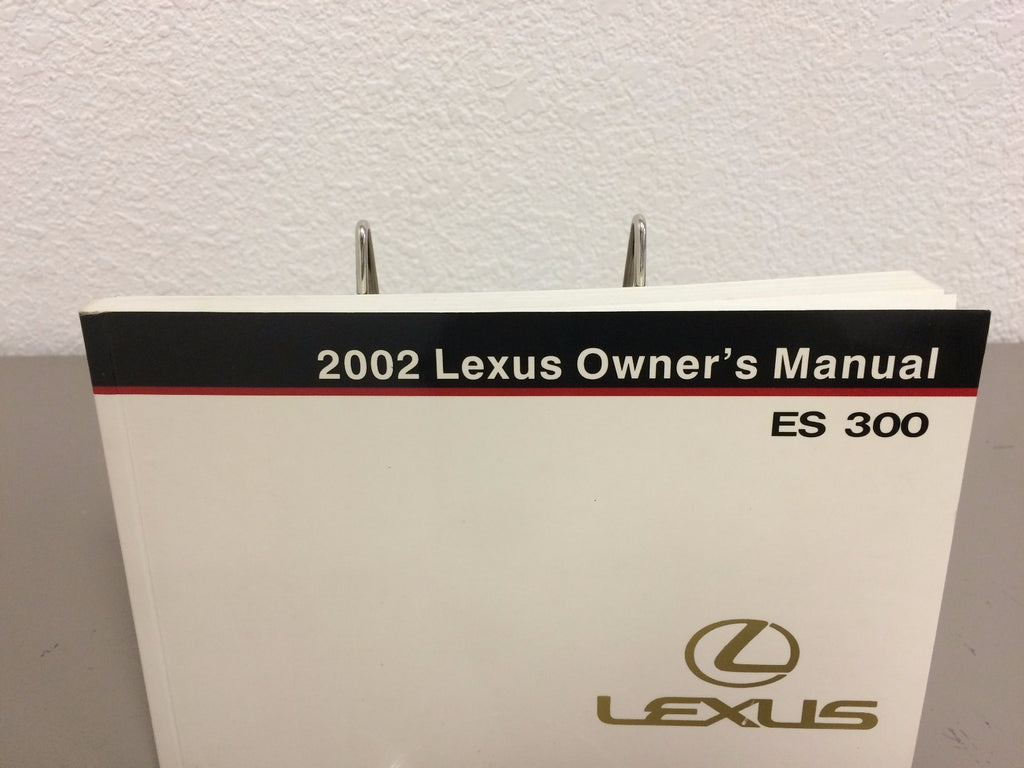 2002 Lexus ES 300 Genuine OEM Owner's Manual Set with Case -- Free Shipping!