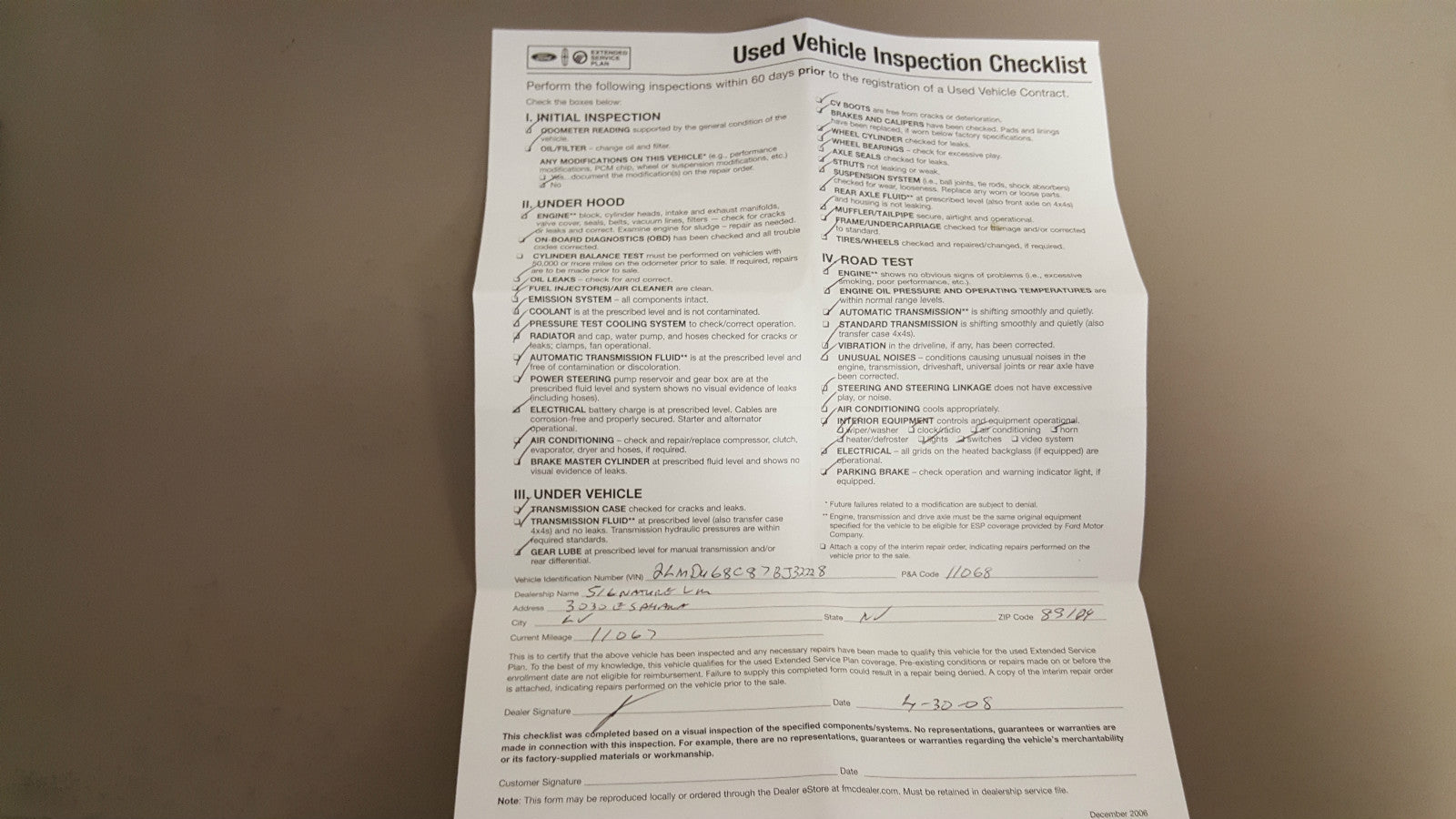 2007 Lincoln MKX Genuine OEM Owner's Manual Set with Case--Free Shipping!