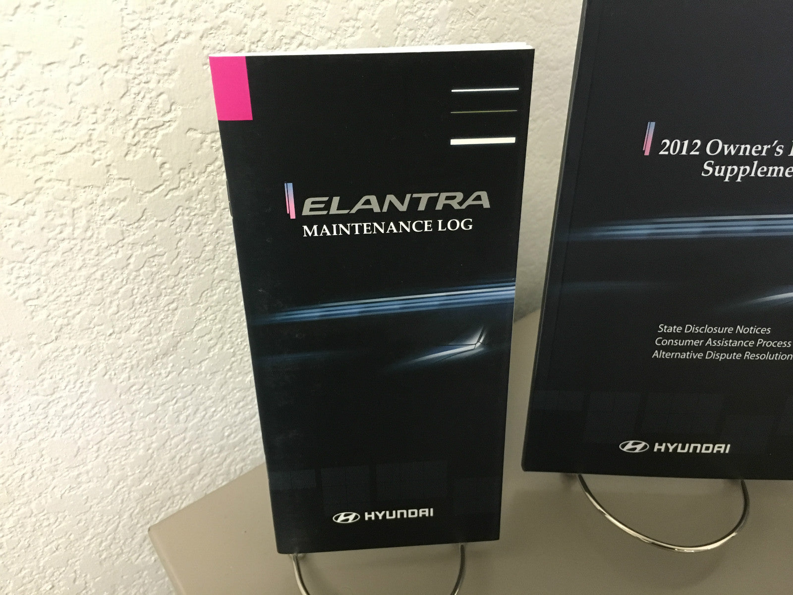2012 Hyundai Elantra Sedan Genuine OEM Owner's Owner's Manual Set w/Case