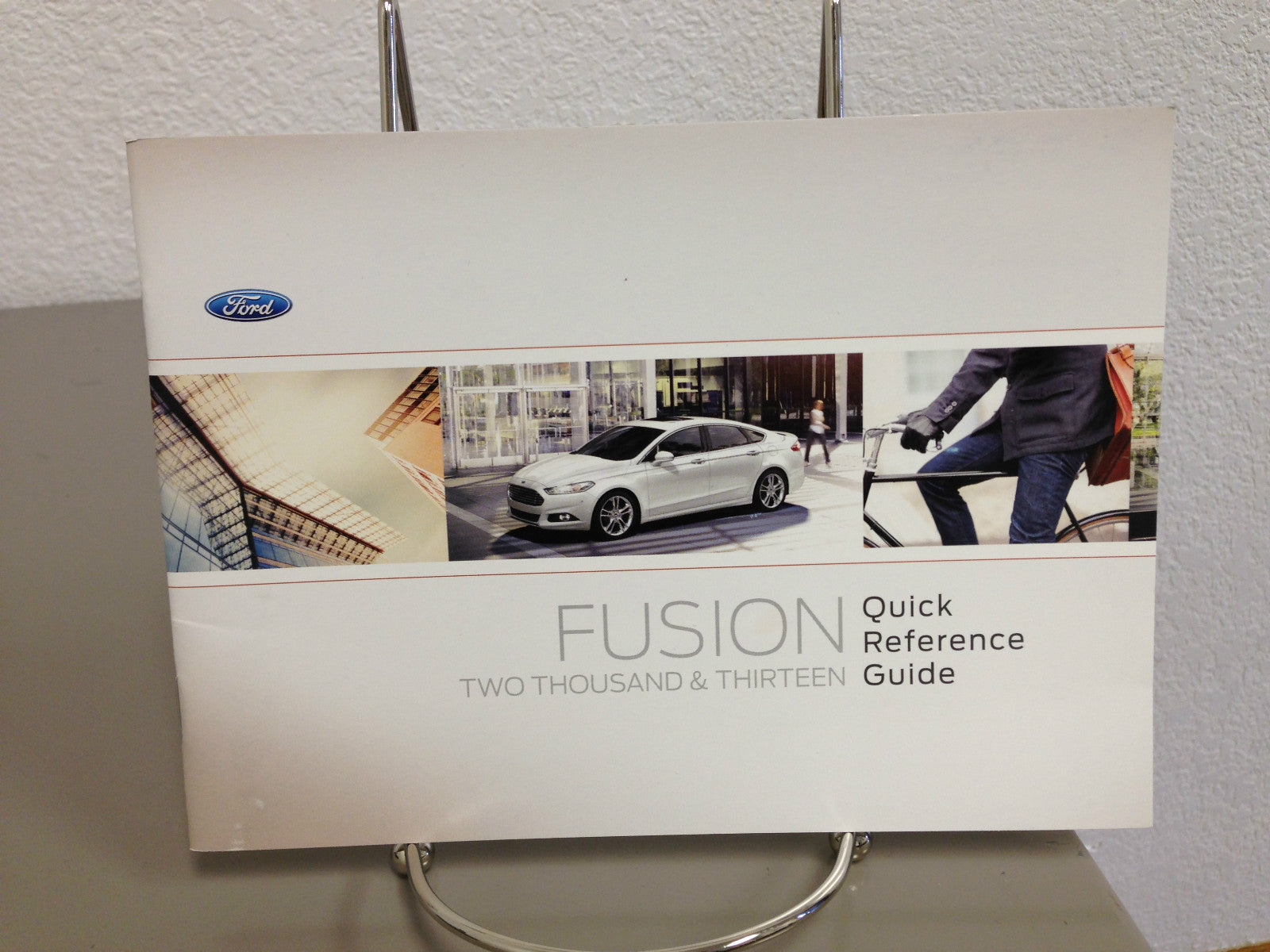 2013 Ford Fusion Genuine OEM Owner's Manual w/Supplements & Case--Free Shipping!