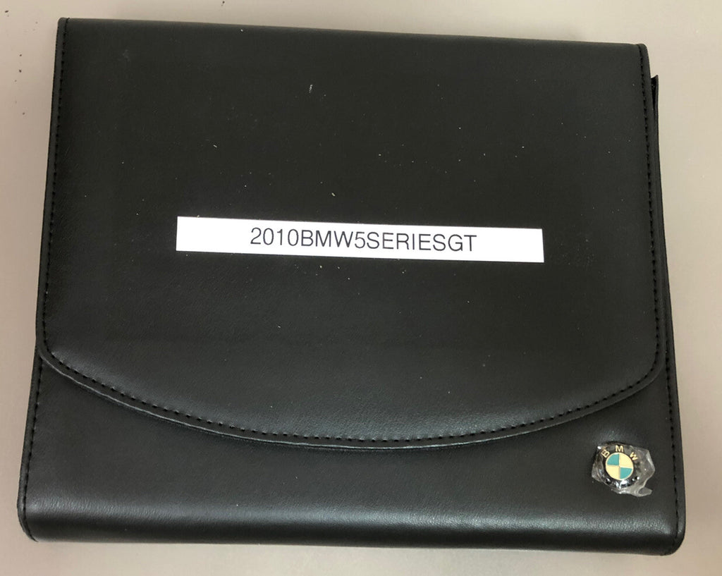 2010 BMW 550i Gran Turismo OEM Owner's Manual with Case Fast Free U.S. Shipping