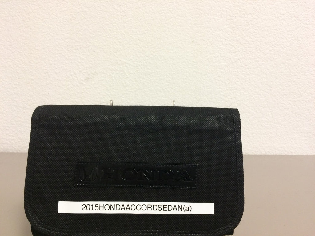 2015 Honda Accord Sedan Genuine OEM Owner's Manual Set w/Case--Free Shipping!