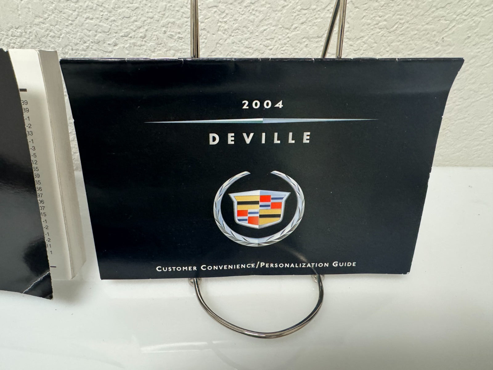 2004 Cadillac DeVille Genuine Factory Owner's Manual Set w/Bonus Key Fob & Pen