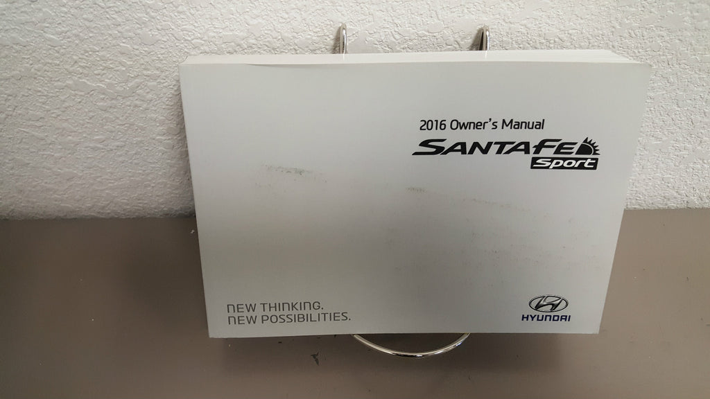2016 Hyundai Santa Fe Sport Genuine OEM Owner's Manual w/Case--Free Shipping