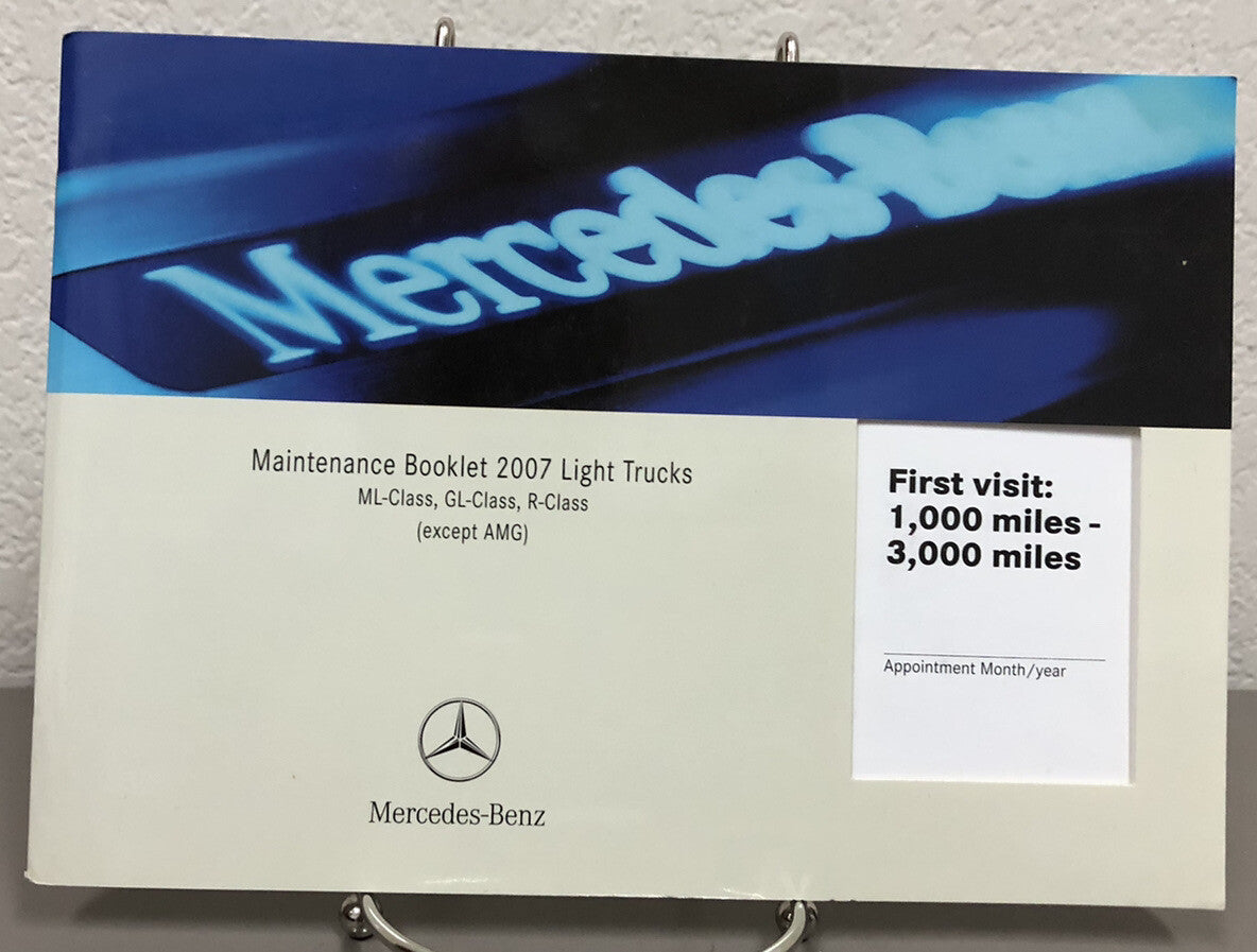 2007 Mercedes Benz GL-Class OEM Owner's Manual Set & w/Case