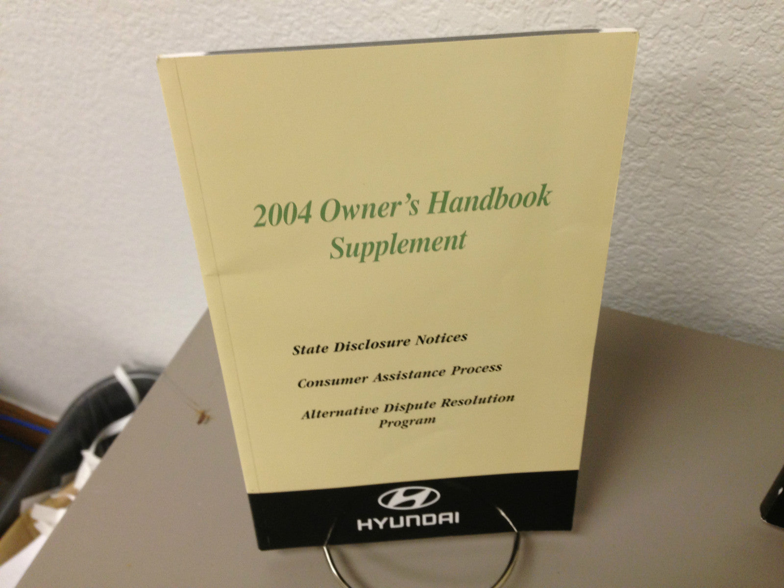 2004 Hyundai Santa Fe OEM Owners Manual - Fast Free Shipping