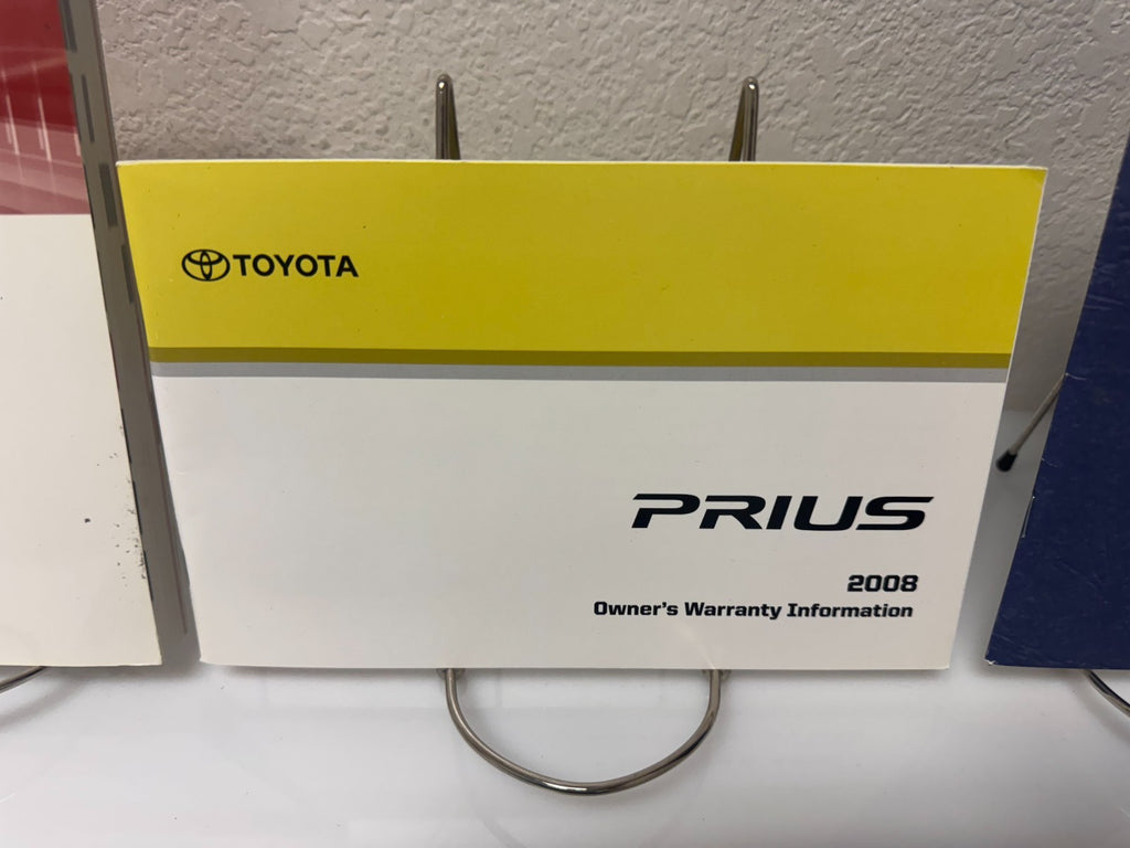 2008 Toyota Prius Genuine OEM Owner's Manual Set w/Toyota Case-Free Shipping!