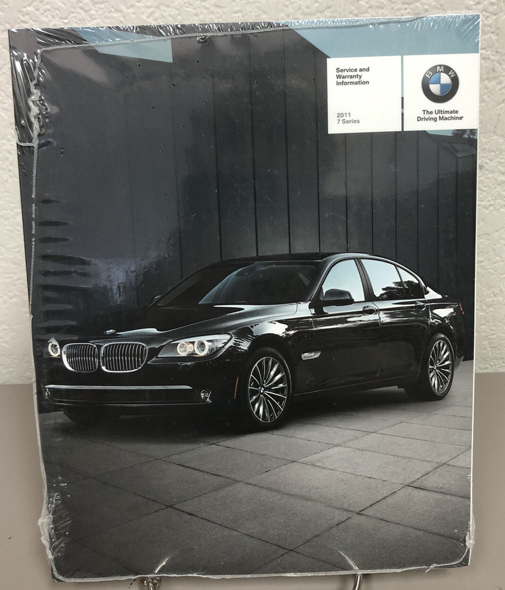 2011 BMW 7-Series 740i 740Li 750i 750Li 760Li xDrive Owner's Manual Set w/Case