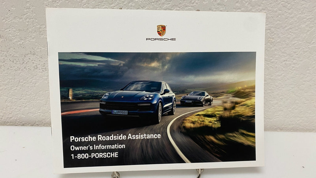 2019 Porsche Macan Genuine OEM Owner's Manual w/Navigation and logo case
