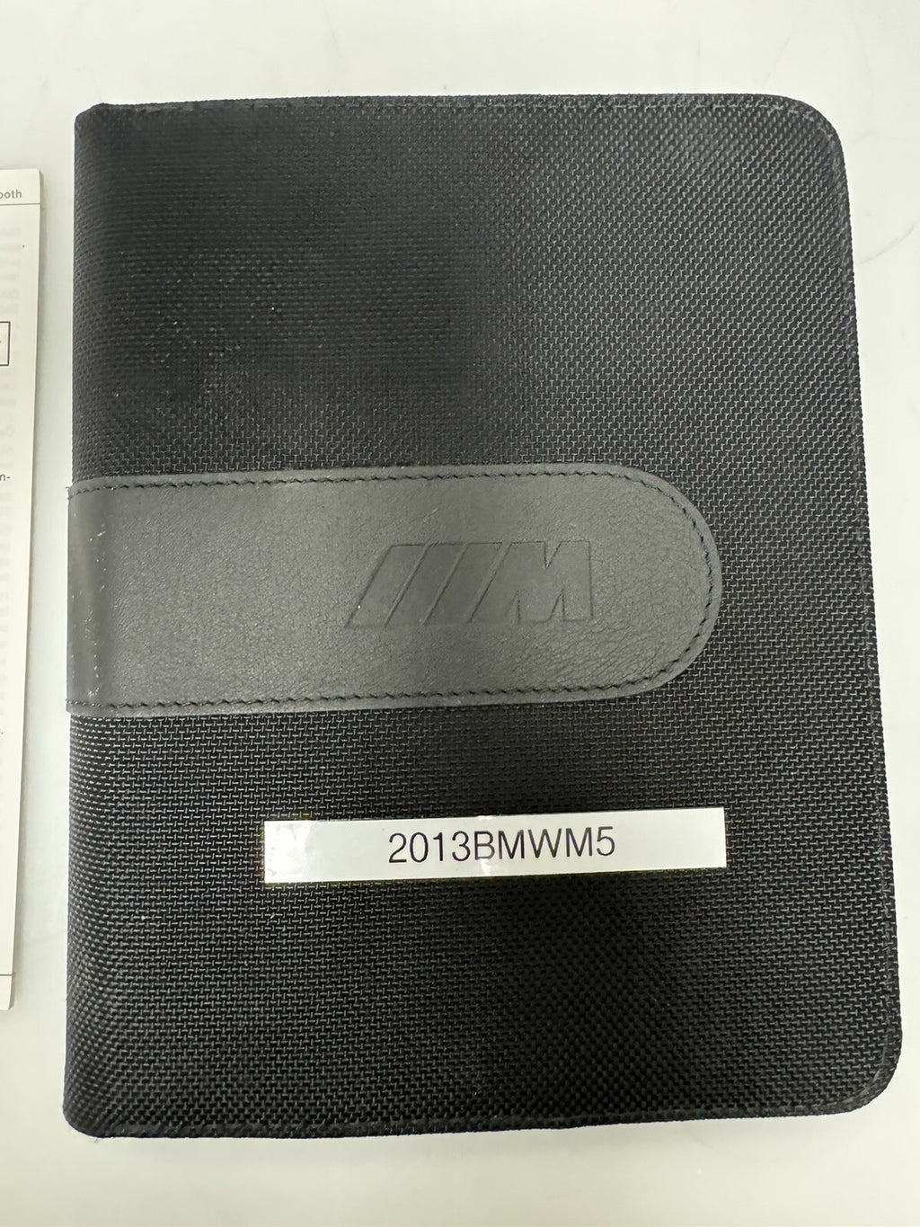 2013 BMW M5 Sedan Genuine OEM Owner's Manual Set w/Navigation and BMW "M" Case