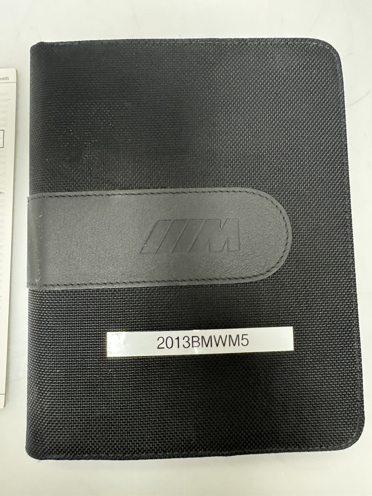 2013 BMW M5 Sedan Genuine OEM Owner's Manual Set w/Navigation and BMW "M" Case