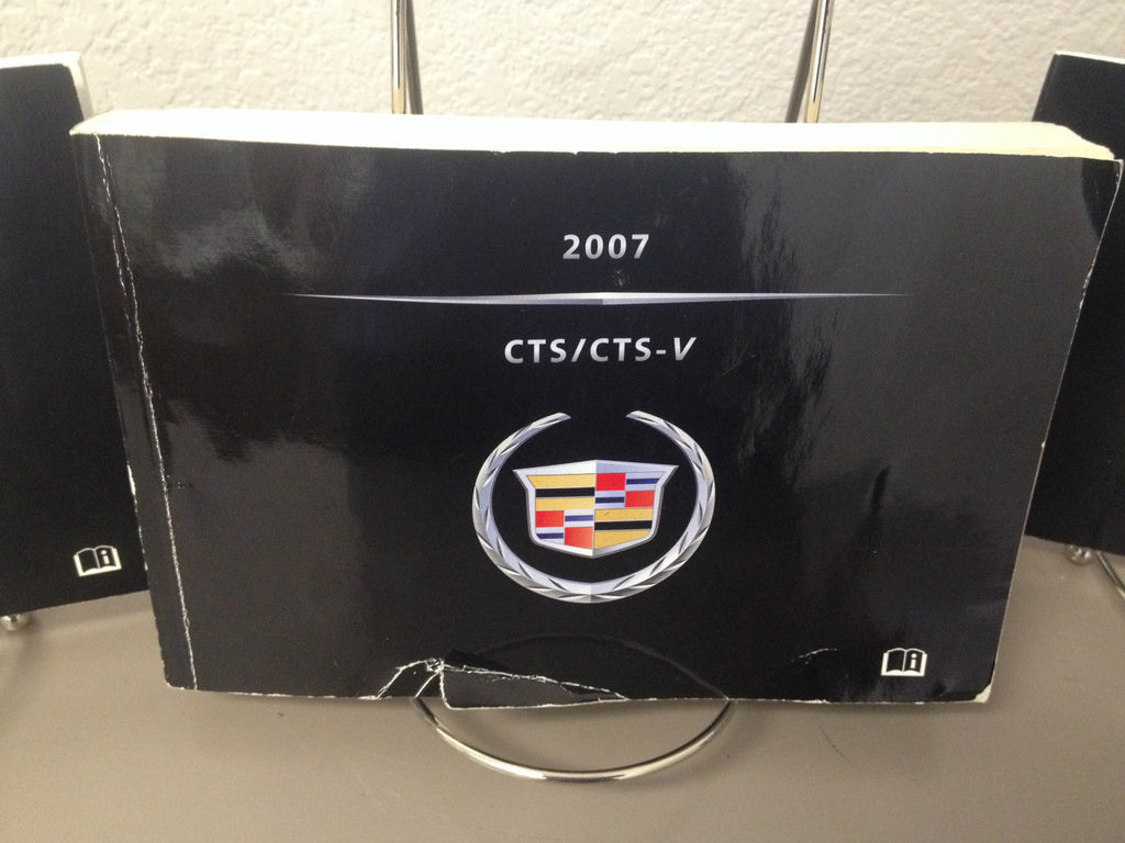 2007 Cadillac CTS-V Genuine OEM Owner's Manual Set w/Supplements--Free Shipping